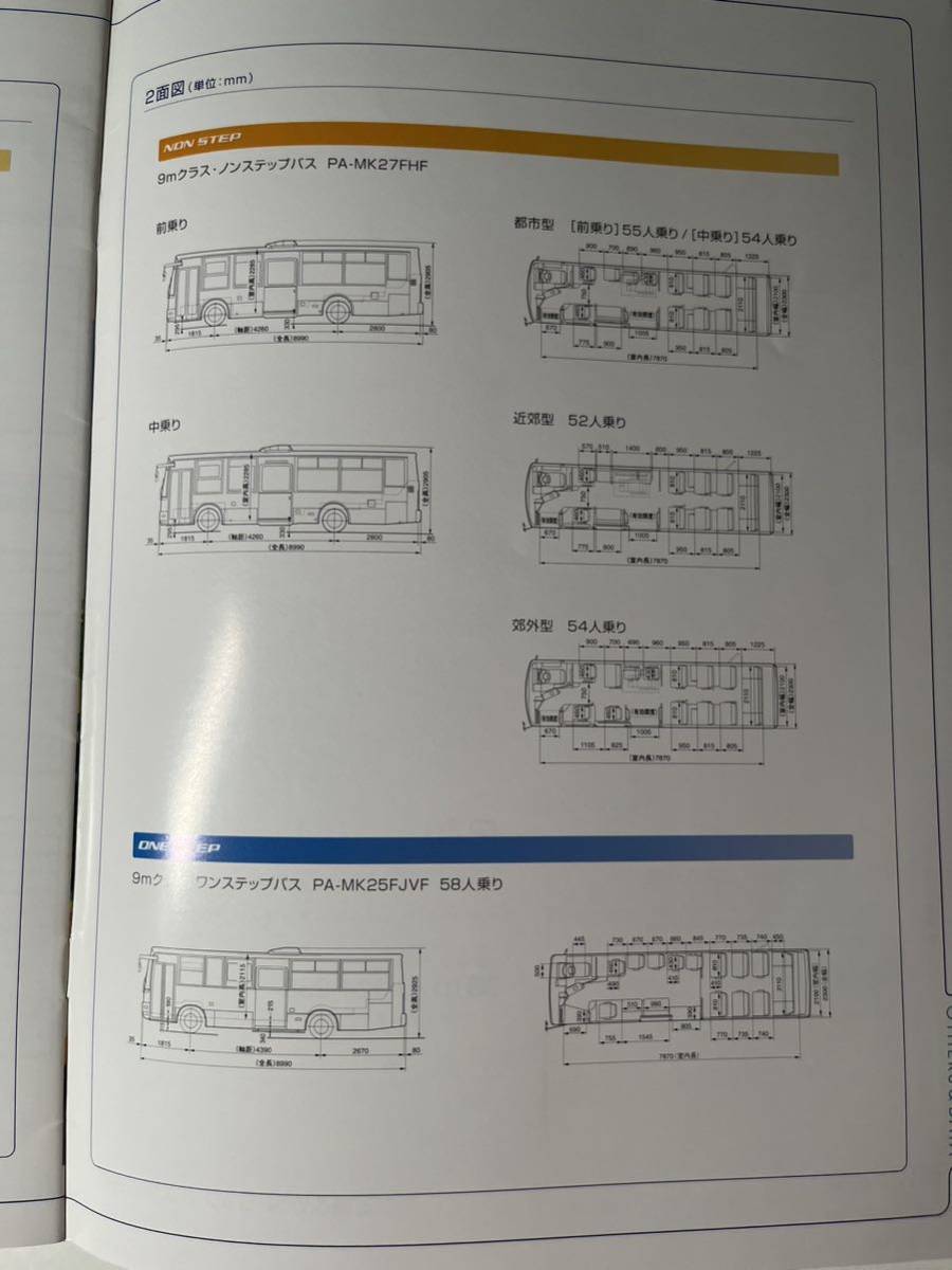 三菱 ふそう FUSO エアロミディ 路線バス バス カタログ _画像9