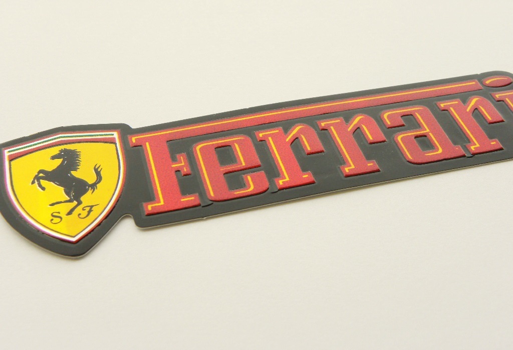 ＊【ステッカー/シール】MOTORSPORT モータースポーツ 3d/フェラーリ Ferrari 3D ホログラム_画像2