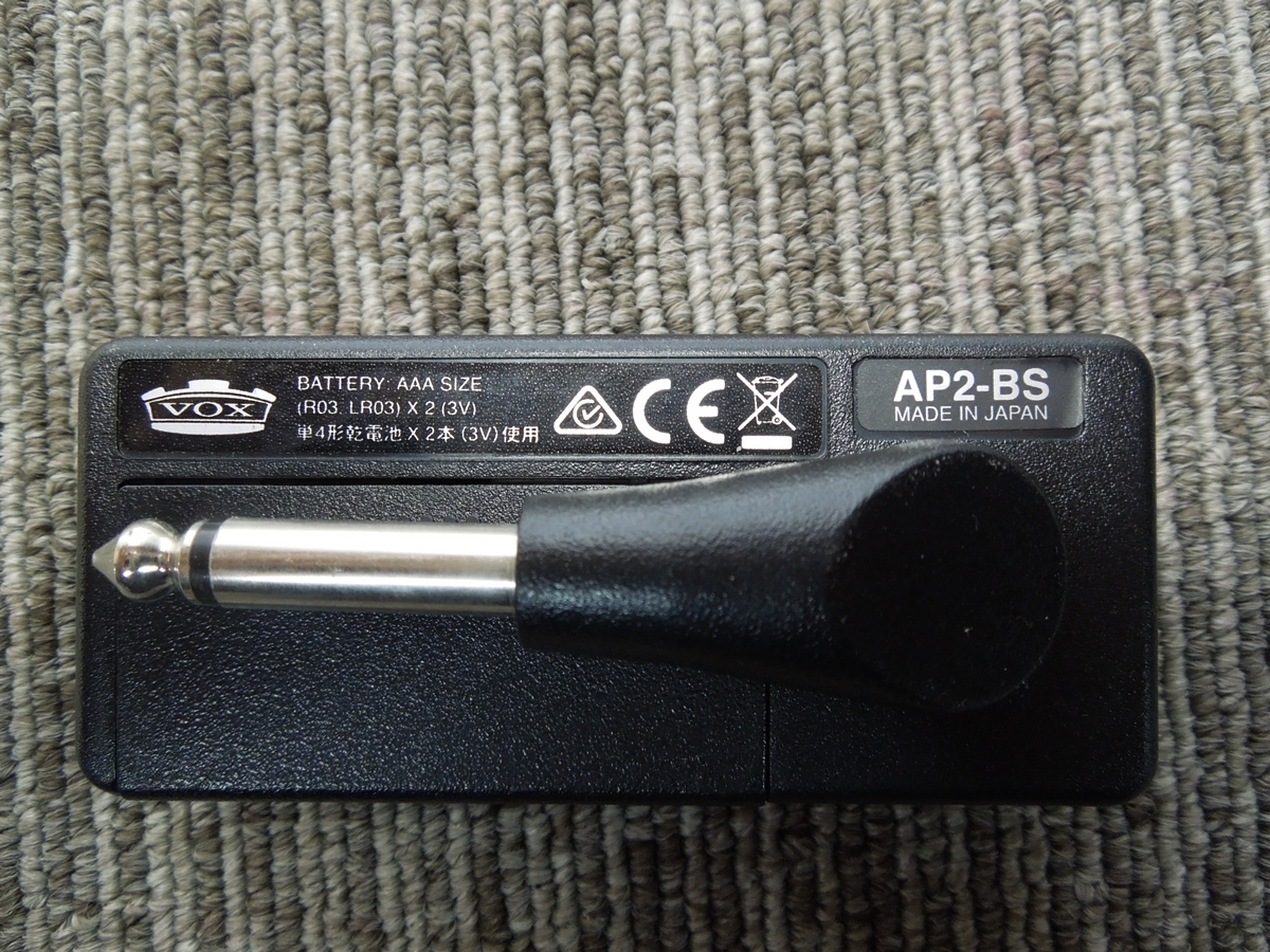 ★あ12-526 VOX ヘッドホンアンプ amPlug2 Bass AP2-BS 本体のみ_画像3