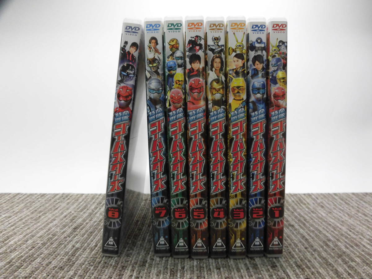 SOオ12-74【中古現状品】 特撮DVD 特命戦隊ゴーバスターズ 1～8巻 1～32話 スーパー戦隊 東映 ※再生未チェック_画像7