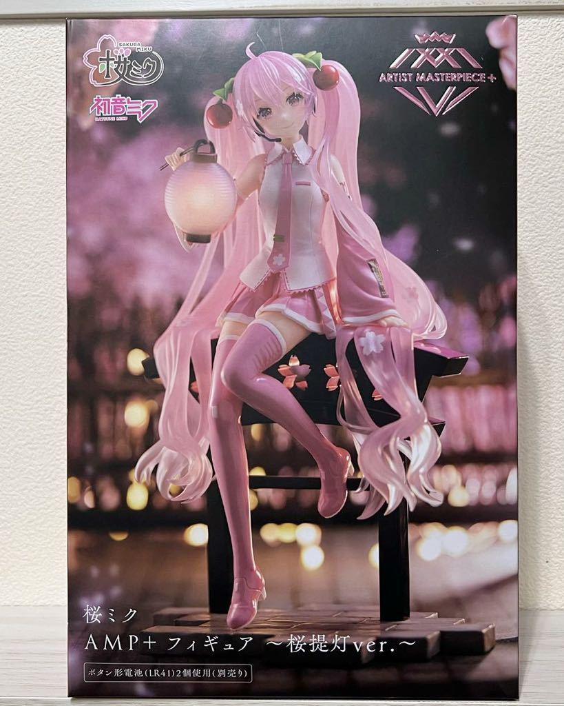 新品　未使用　未開封　初音ミク 桜ミク AMP+ フィギュア 桜提灯 ver._画像1