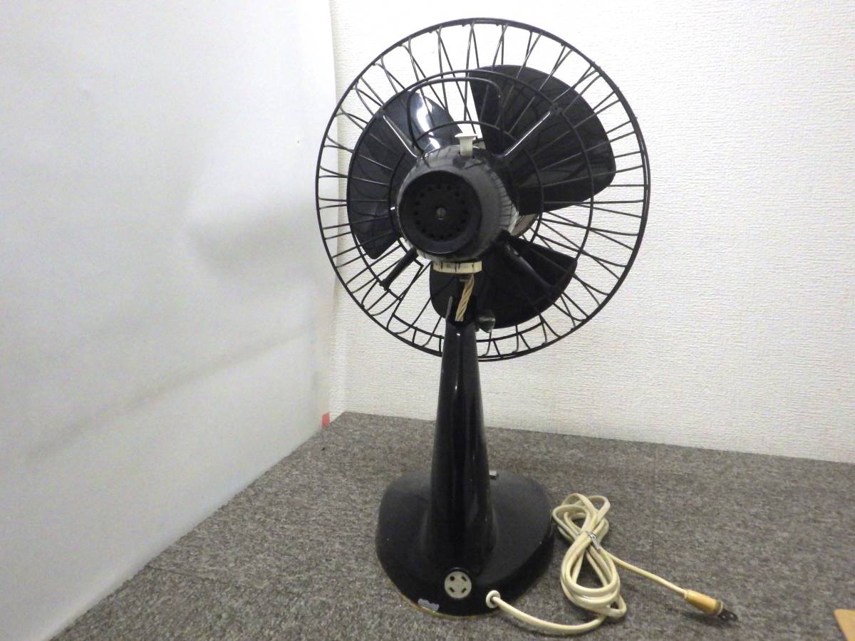 【送料無料】Sh1201-02◯HITACHI 日立 アンティーク ファン 扇風機 レトロファン 623-HK デスクファン 30㎝ ジャンク_画像3