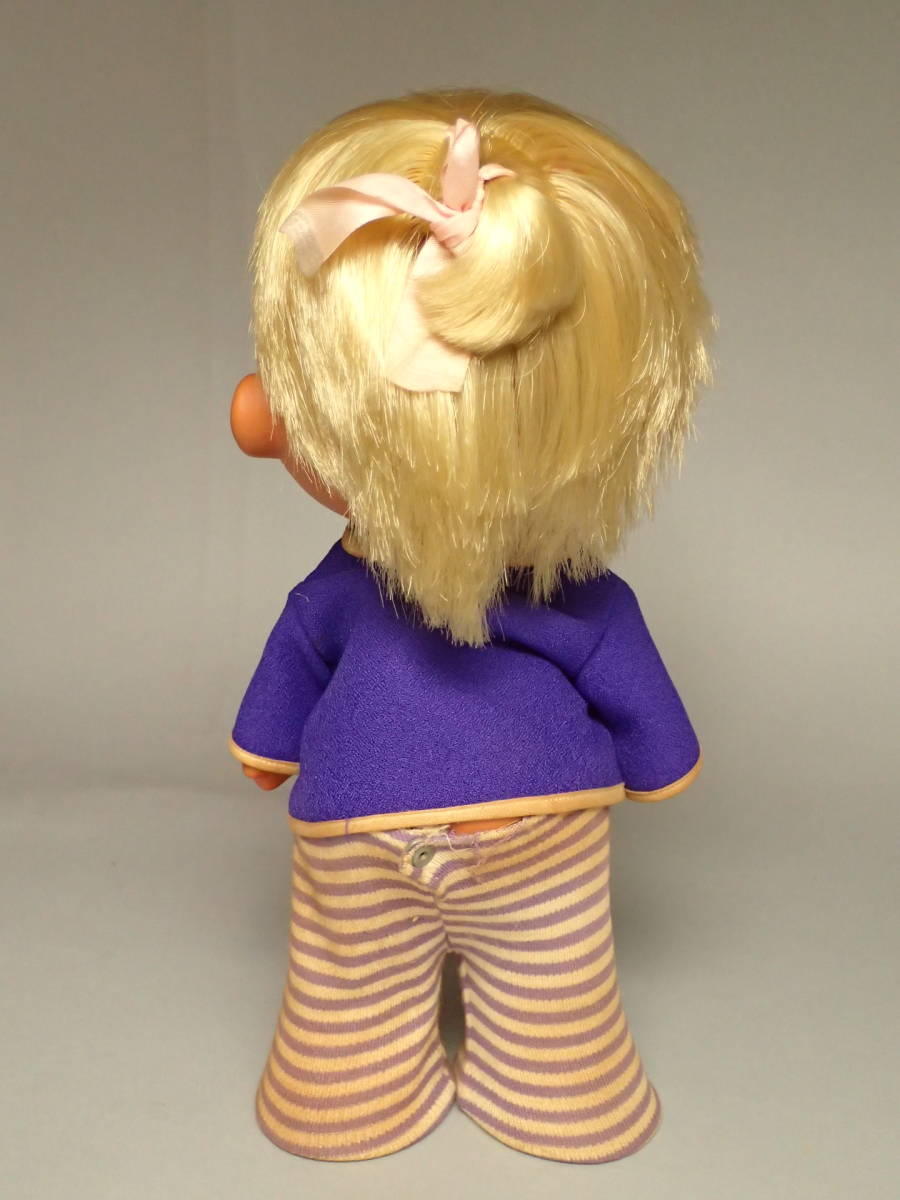 昭和レトロ ポッポちゃん人形 2体セット セキグチ 男の子 女の子 ソフビ 玩具 おもちゃ ドール_画像8