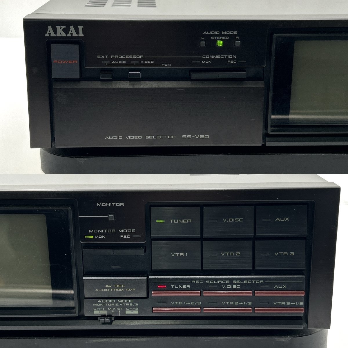 ジャンク品 AKAI アカイ AUDIO VIDEO SELECTOR SS-V20J ジャンク品 AKAI アカイ AUDIO VIDEO SELECTOR SS-V20J