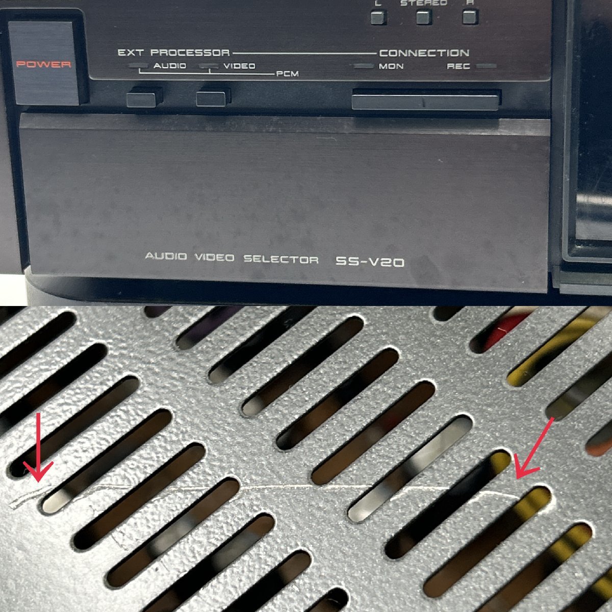 ジャンク品 AKAI アカイ AUDIO VIDEO SELECTOR SS-V20J ジャンク品 AKAI アカイ AUDIO VIDEO SELECTOR SS-V20J