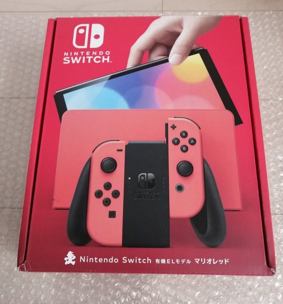 ほぼ未使用品　Nintendo Switch 有機ELモデル マリオレッド