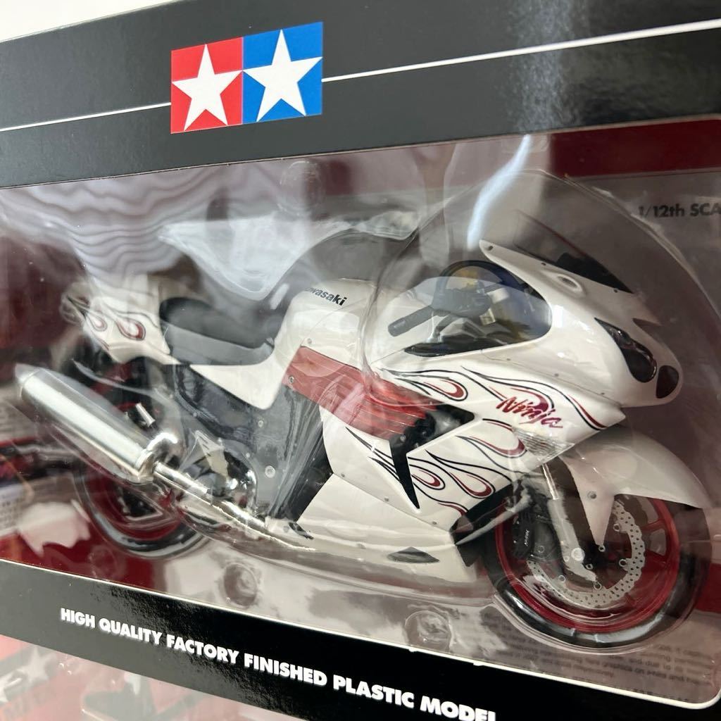 未開封 TAMIYA Masterwork 1/12 Kawasaki Ninja ZX-14 タミヤ マスターワークコレクション カワサキ ニンジャ 完成品バイク ミニカー_画像2