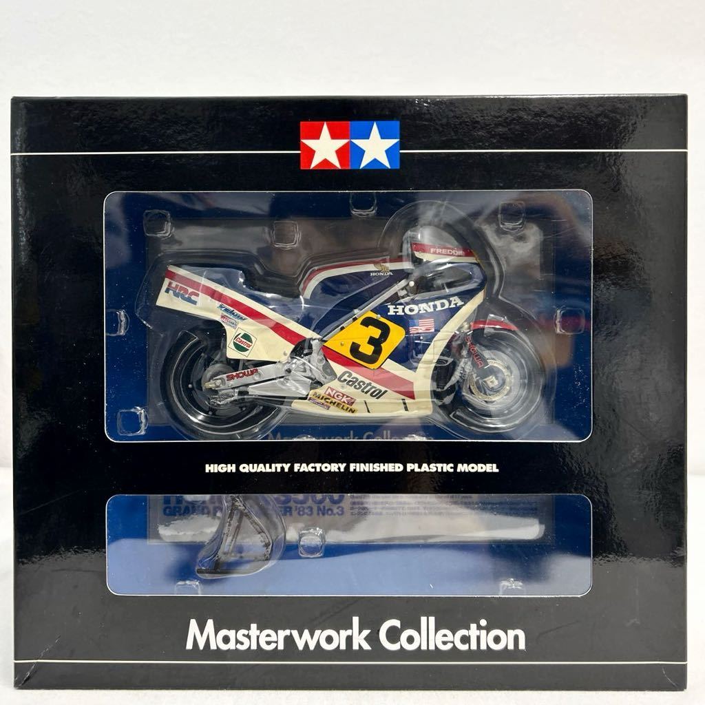 未開封 TAMIYA 1/12 HONDA NS500 '83 #3 フレディ・スペンサー 1983 HRC タミヤ マスターワークコレクション GP 完成品 ミニカーの画像1