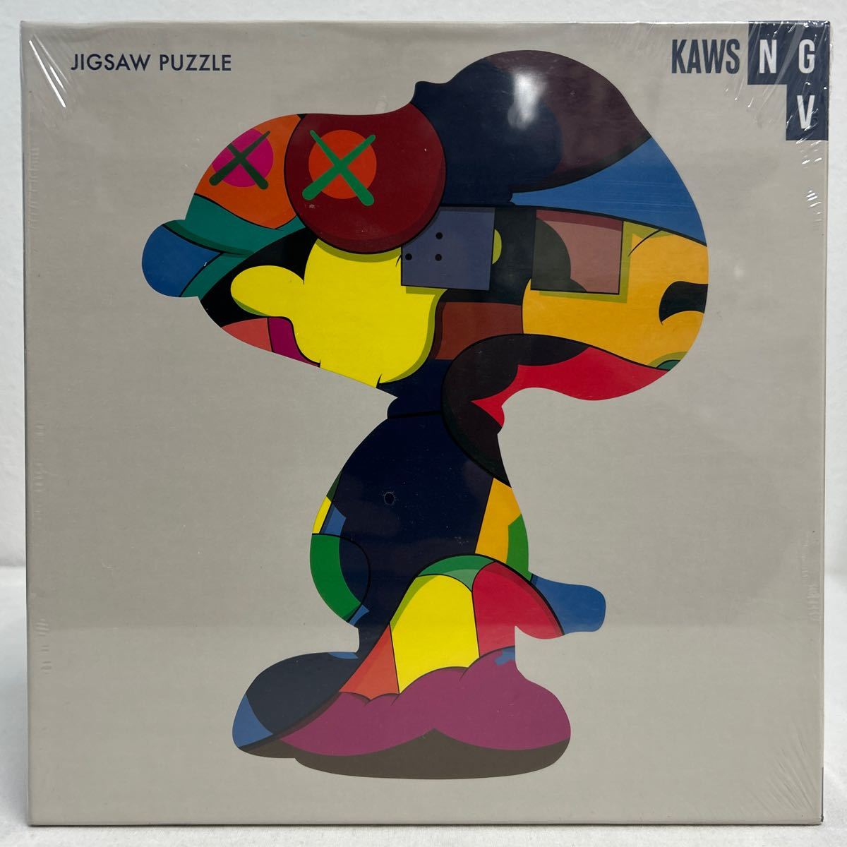 未開封 NATIONAL GALLERY of VICTORIA 限定 KAWS SNOOPY 1000 PIECE JIGSAW PUZZLE 1000ピース パズル カウズ スヌーピー NGV 現代アート_画像1