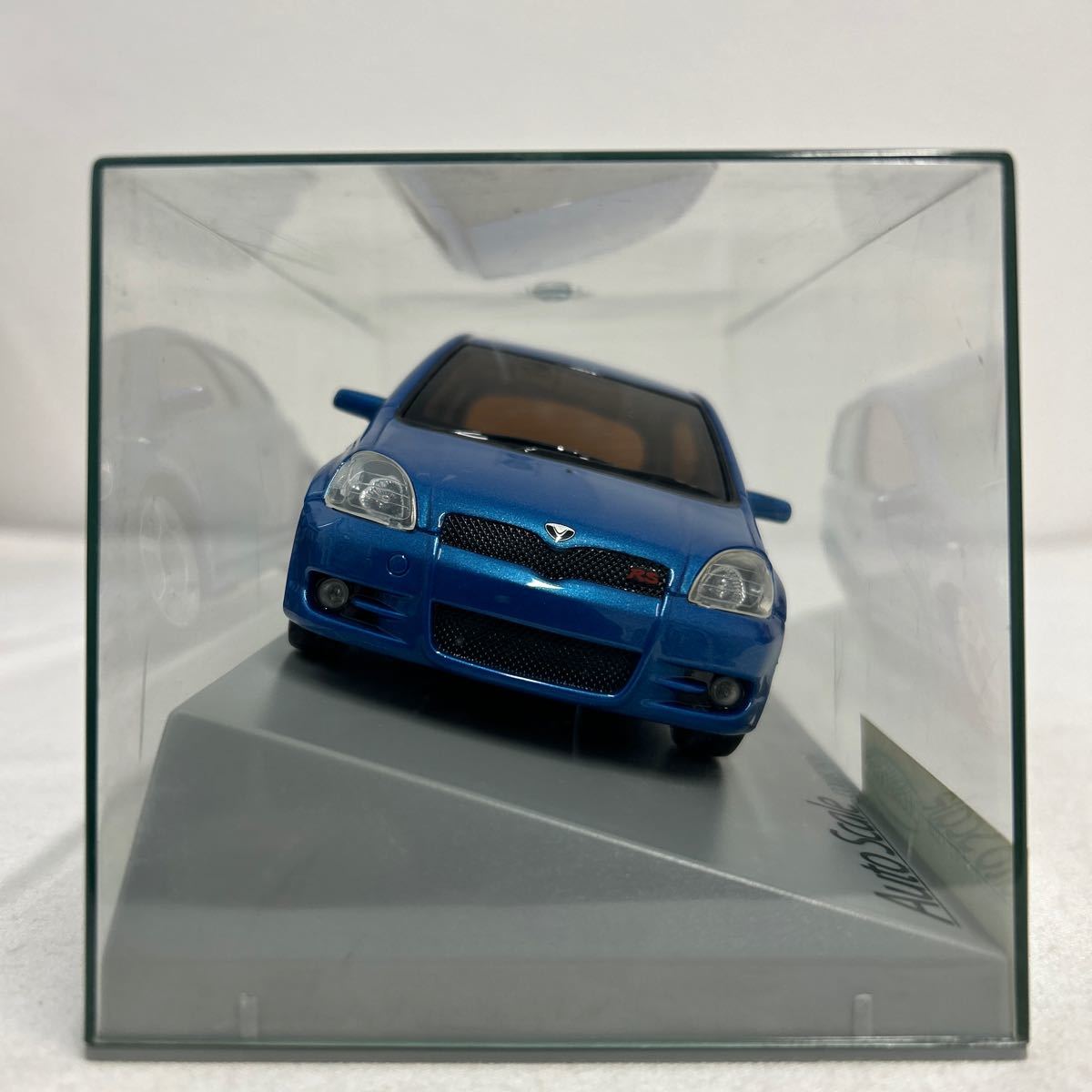 京商 MINI-Z TOYOTA Vitz RS Blue ミニッツ レーサー トヨタ ヴィッツ ブルー ASC オートスケールコレクション RCボディ ミニカー NCP91_画像3