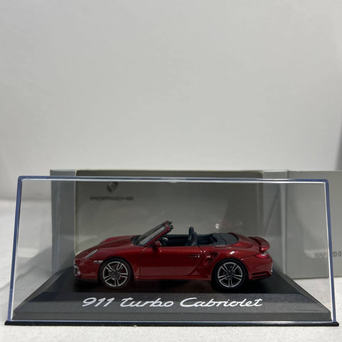 Porsche ディーラー特注 PMA 1/43 911 turbo Cabriolet MINICHAMPS ミニチャンプス ポルシェ ターボ カブリオレ 997 ミニカー モデルカー_画像2