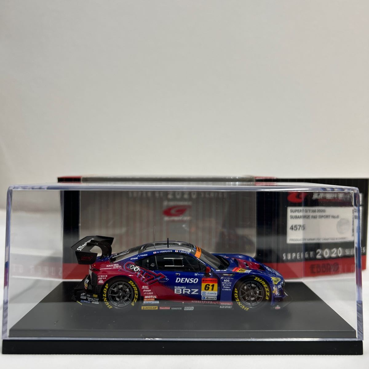 EBBRO 1/43 SUBARU BRZ R&D SPORT #61 SUPER GT300 2020 エブロ スバル 井口卓人 STI スーパーGT ミニカー モデルカー_画像4