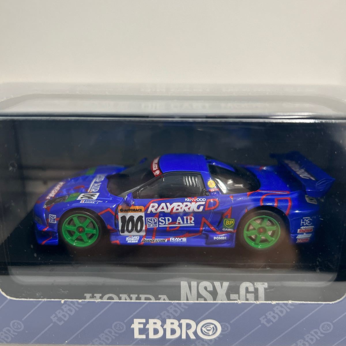 EBBRO 1/43 RAYBRIG HONDA NSX-GT #100 エブロ レイブリック ホンダ NSX JGTC 1998 ミニカー モデルカーの画像3