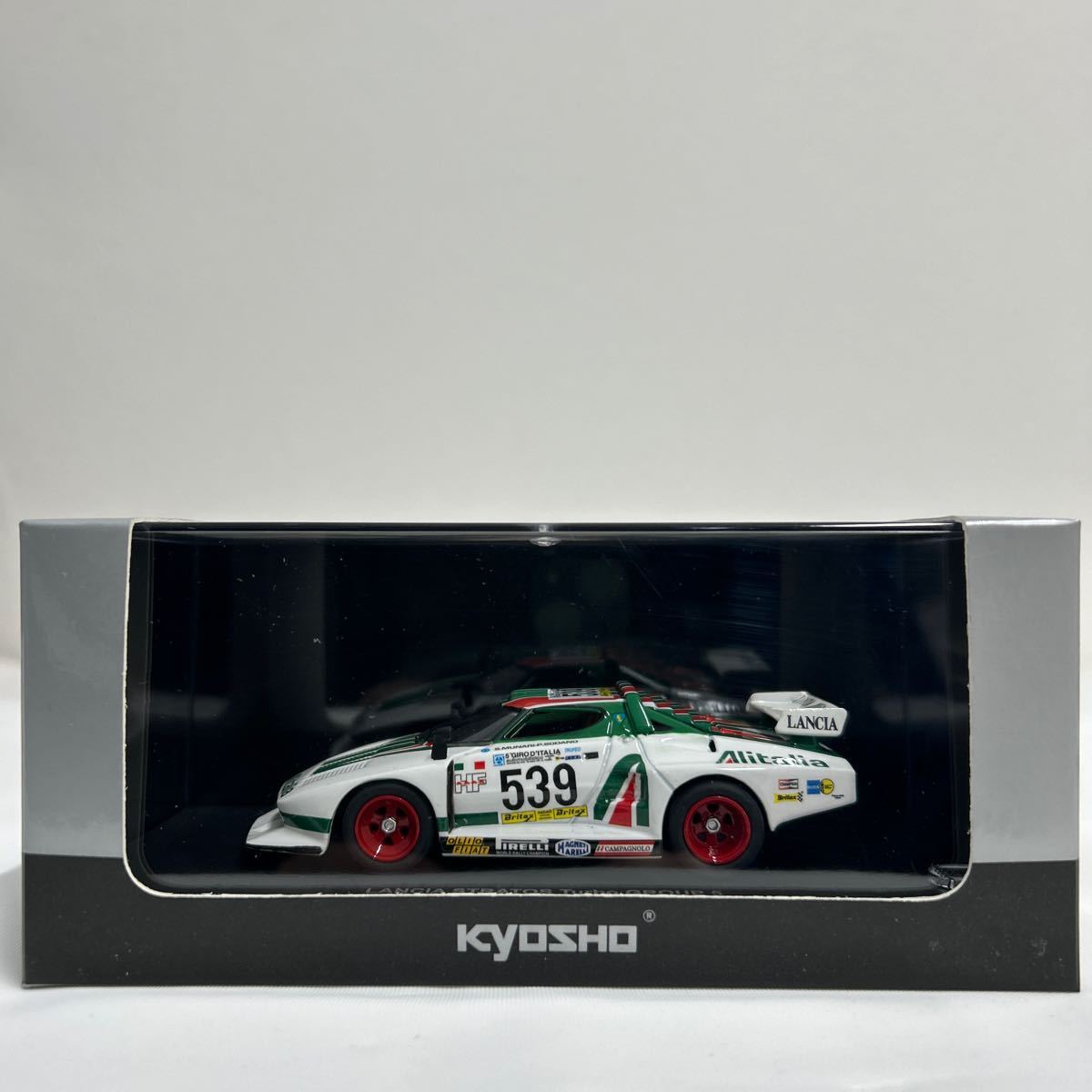 KYOSHO 1/43 Lancia Stratos Turbo Group 5 1977 #539 Alitalia KYOSHO 1/43 Lancia Stratos Turbo Group 5 1977 #539 Alitalia