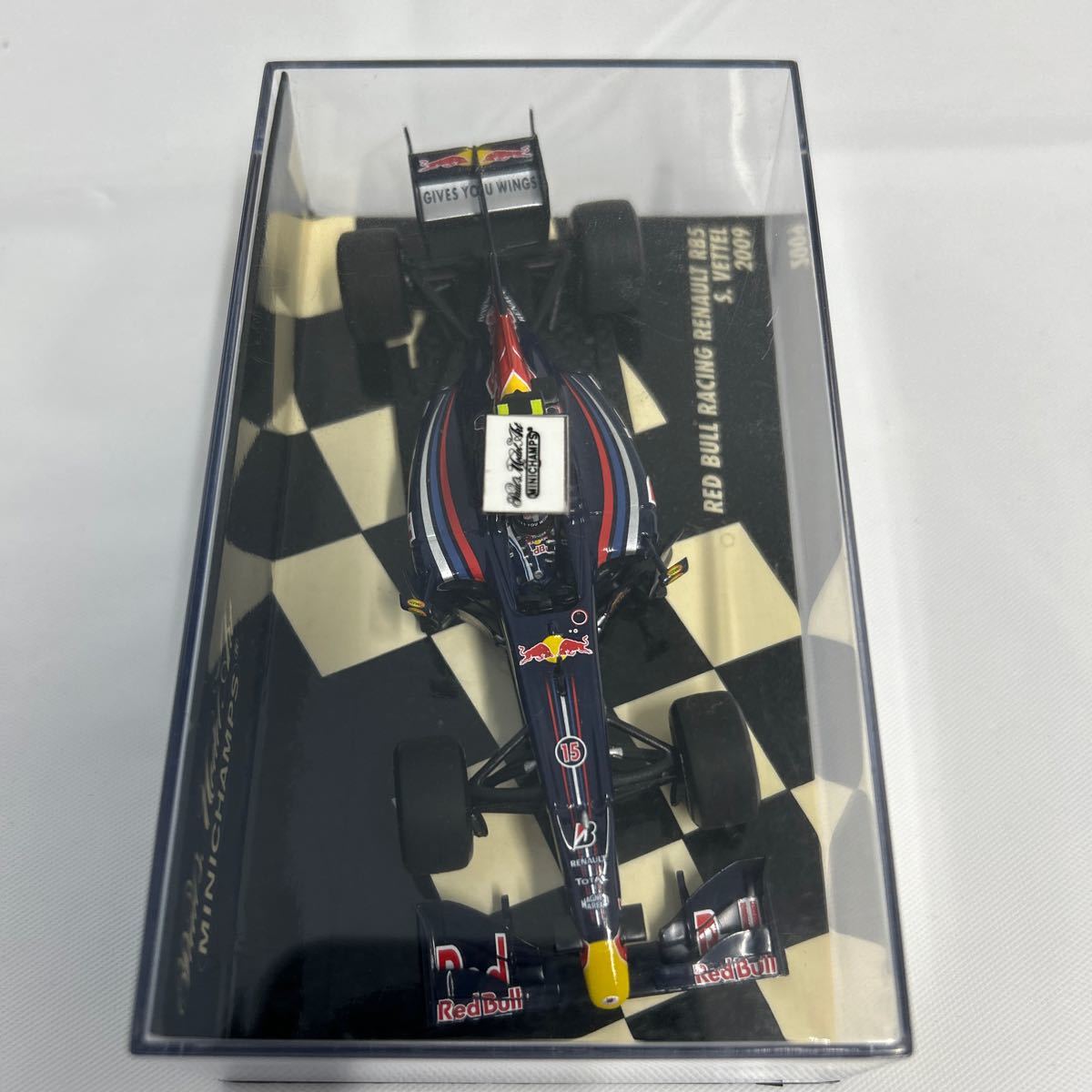 MINICHAMPS 1/43 Red Bull RACING Renault RB5 S.Vettel 2009 #15 ミニチャンプス レッドブル ルノー セバスチャンベッテル F1 GP ミニカーの画像5