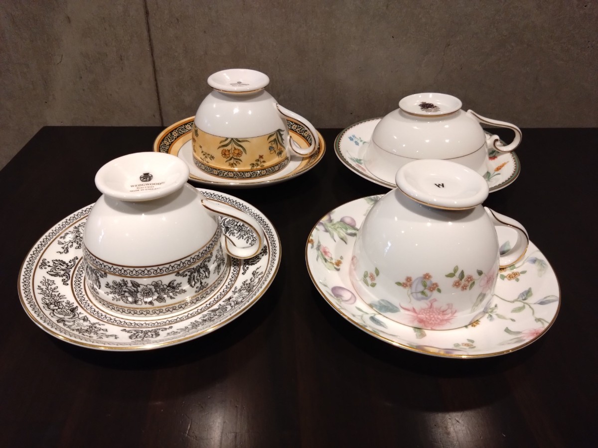 WEDGWOOD カップ ソーサー ティーカップ コーヒーカップ 桃山陶器 4点セット_画像2