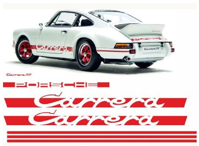  Porsche 911 Carrera Logo body side decal, rear gate decal,RS*RSR Logo contained full set Gold color new goods 