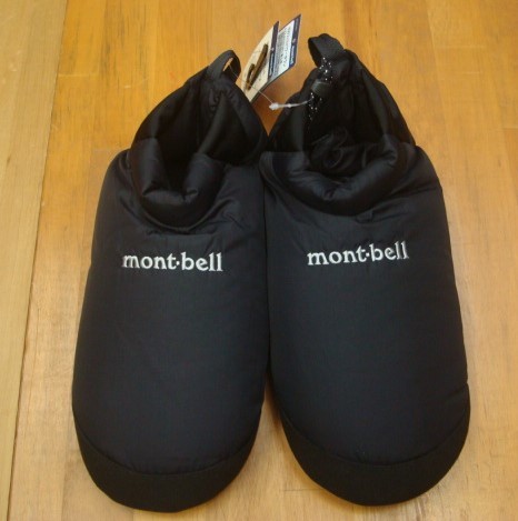 新品mont-bell(モンベル) ダウン キャンプシューズ ブラック(BK) L(26～28cm)_画像1