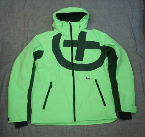 Новый мужской снежный курт-куртка Lerum (13-0340 зеленый гекко) M Послание → Реальная вещь-это цвет, который выглядит как у новорожденных