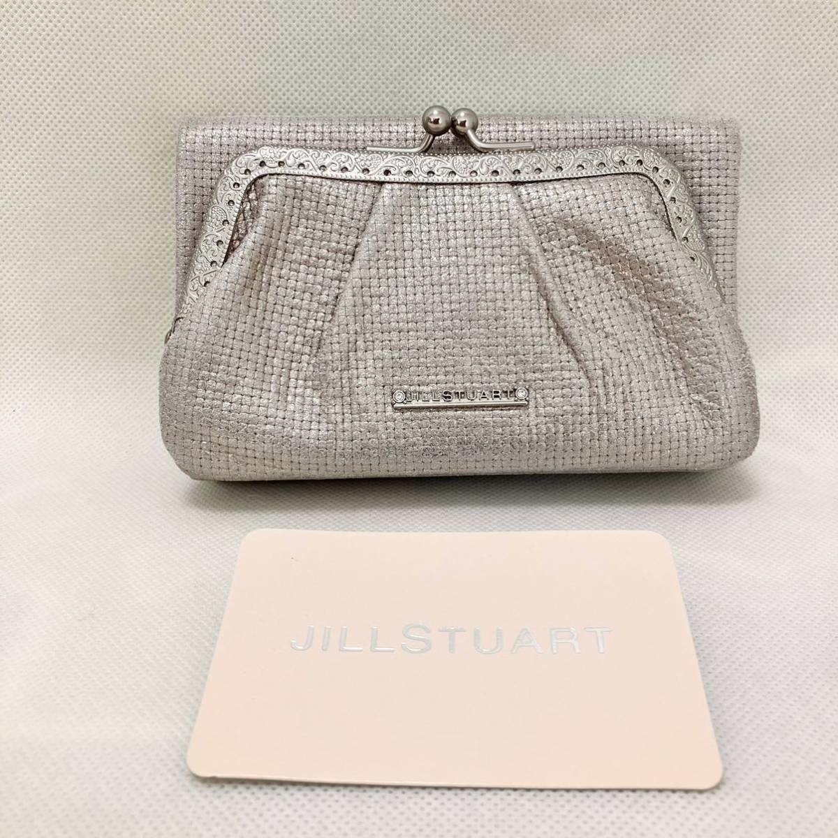 U875 未使用 ジルスチュアート JILLSTUART レディース 財布 折り財布 がま口 小銭入れ _画像1