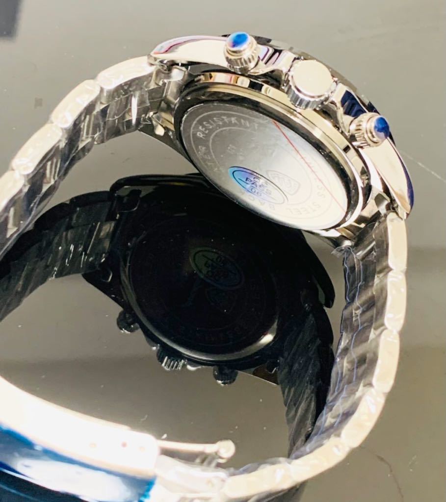 メンズ腕時計　デイトナオマージュ　クロノグラフ アナログ腕時計　ストップウォッチ　防水腕時計　ジルコニア　ステンレス　m1408人気_画像9