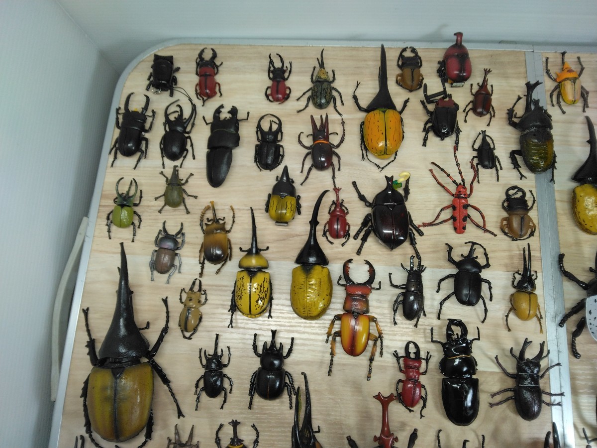 当時物　レトロ　クワガタ　カブトムシ　昆虫　フィギュア　おもちゃ　玩具　ヴィンテージ　飾り物　置物　虫　ジャンク　P_画像7
