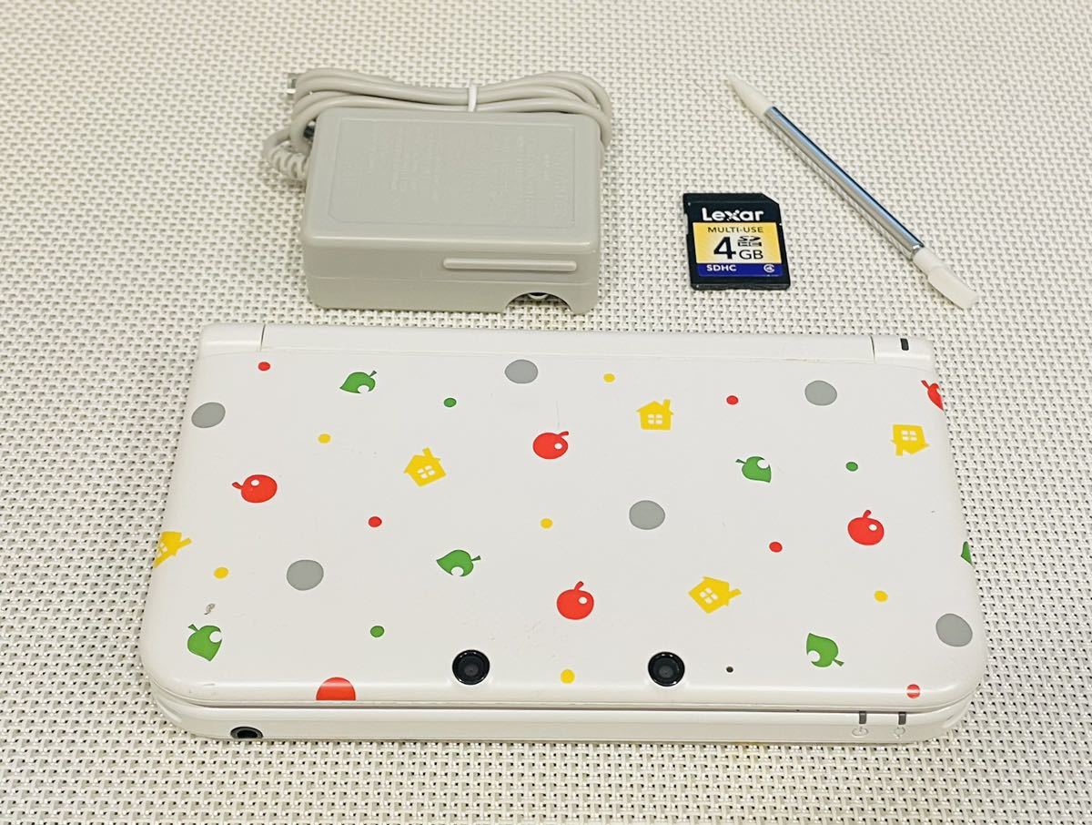 ニンテンドー3DSLL とびだせどうぶつの森パック　本体動作品　送料無料　Nintendo 任天堂 _画像2