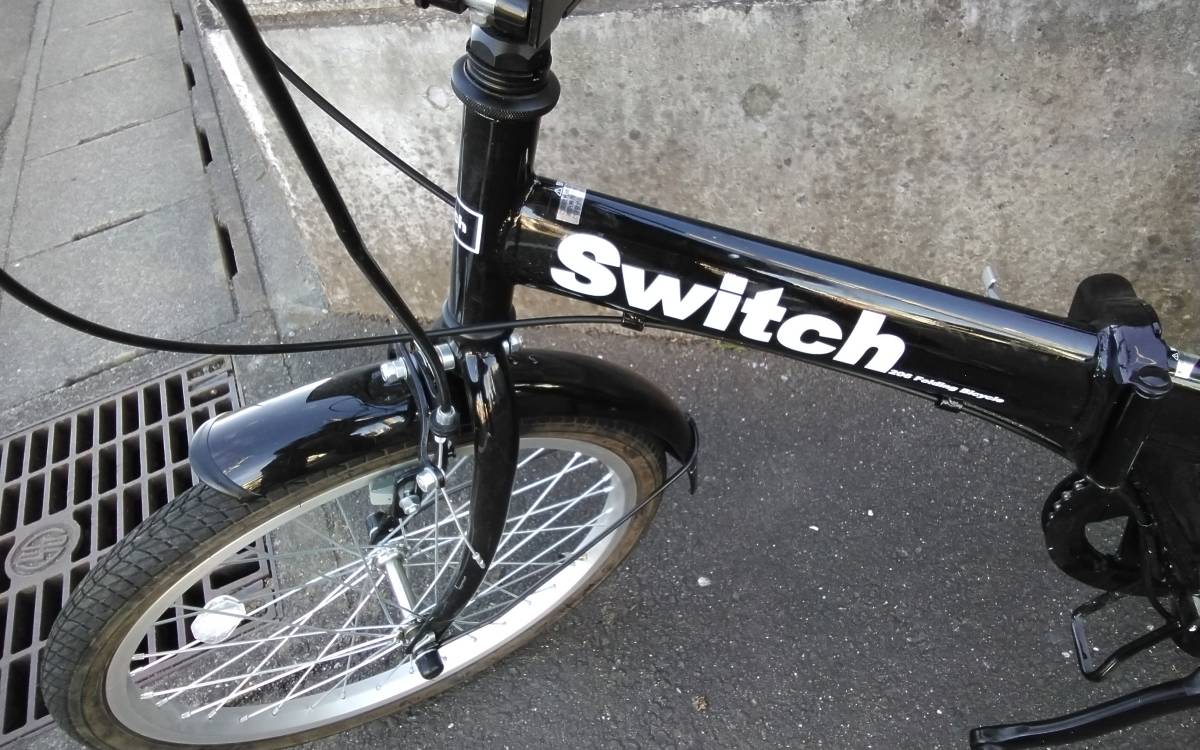 美品/即決★20インチ　折り畳み自転車　Switch シマノ6段変速★早い者勝ち　_画像4