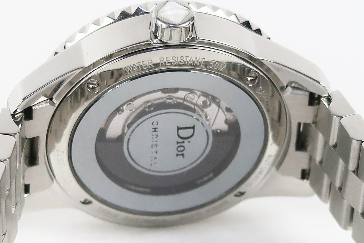 専門ショップ 美品】Christian Dior ディオール CD ダイヤモンド 113512 クリスチャン・ディオール