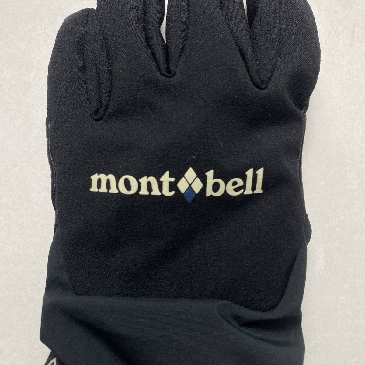 montbell モンベル GORE-TEX ネージュグローブ 手袋 ブラック M 羊皮_画像3