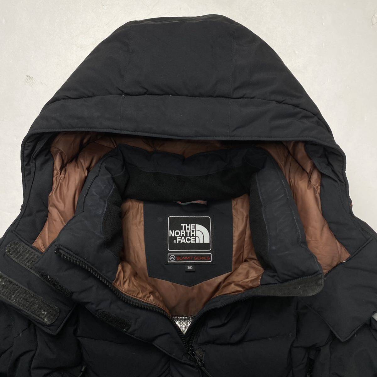 THE NORTH FACE ザ・ノースフェイス サミットシリーズ ダウンジャケット 肉厚 ブラック 90_画像4