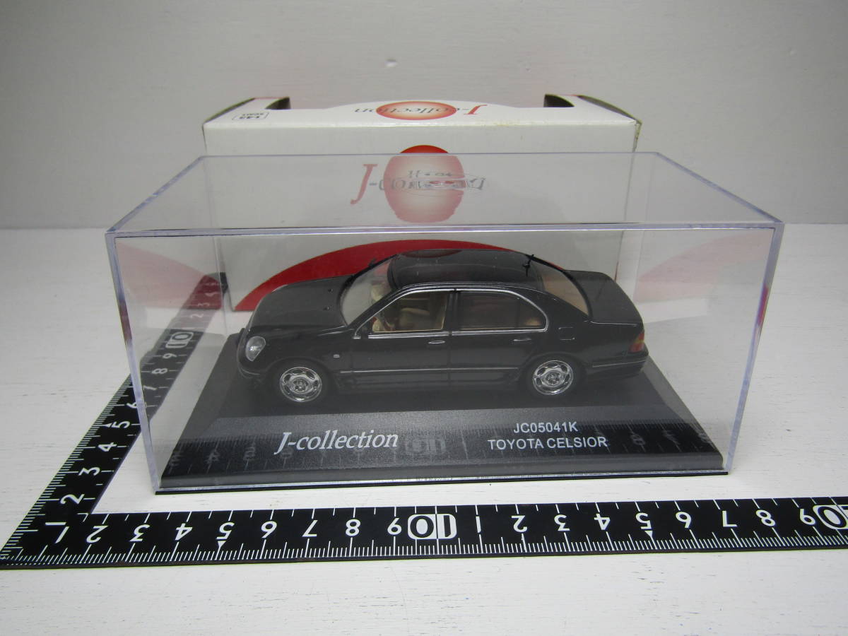 TOYOTA CELSIOR 1/43 トヨタ セルシオ Black ブラック 3代目 京商 JCollection JDM 日本名車 豊田 XF30型 2000~06 UCF3#型_画像8