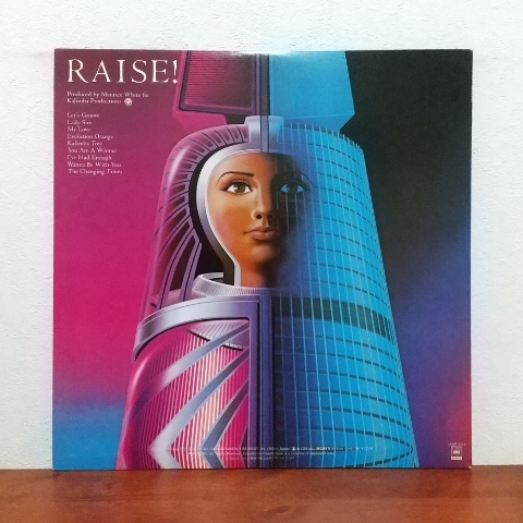 LP/ アース・ウインド&ファイアー☆EARTH WIND & FIRE「天空の女神 / RAISE!」ライナーノーツ付 / レッツ・グルーヴ_画像2