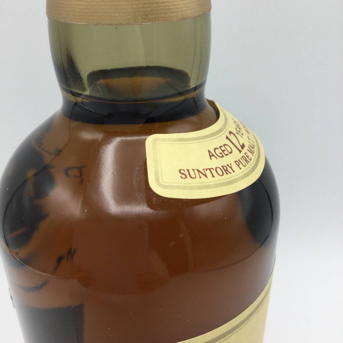 S138★【東京都内限定発送】未開栓 SUNTORY サントリー 山崎 12年 ピュアモルト ウイスキー 750ml 43% 国産 古酒 ★_画像5