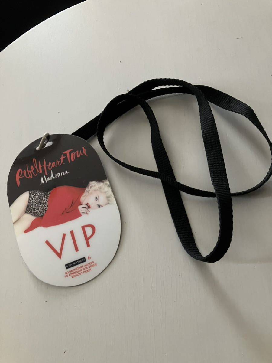 Madonna 2016 レベル・ハート・ツアー VIP PASS_画像2