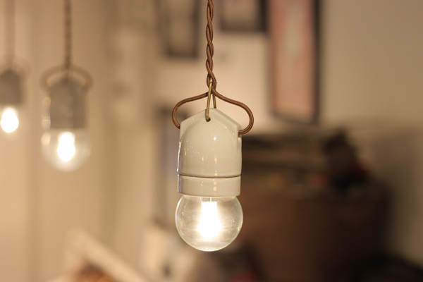 フランス ビンテージ 陶器 ペンダント ランプ 吊下 ライト K*/磁器 北欧 照明 カフェ イギリス 真鍮 レトロ アトリエ アンティーク FT_画像3