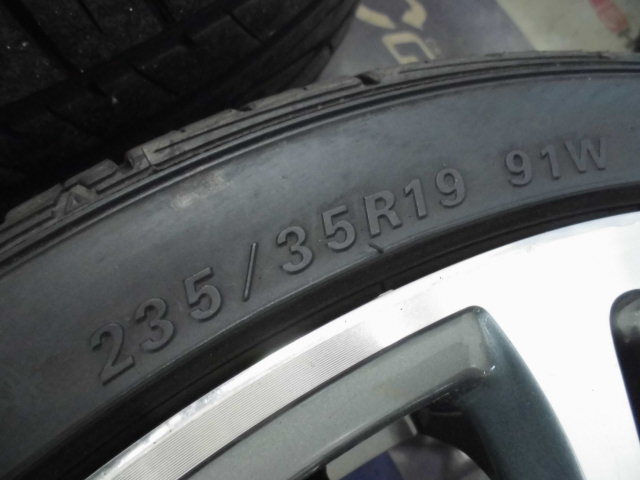 T1473　BMW　19インチ　アルミホイール　+　ZE912　235/35R19　_画像9