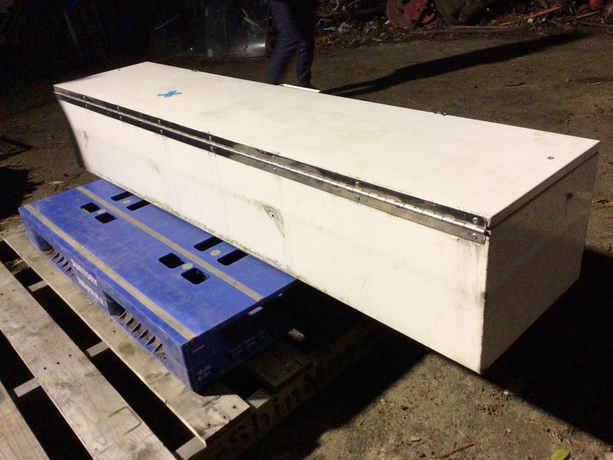  aluminium tool box approximately 180cm scratch dirt equipped T on 231219 ④ same day shipping possible Yahoo auc 184×48×36