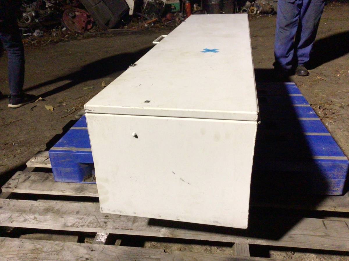  aluminium tool box approximately 180cm scratch dirt equipped T on 231219 ④ same day shipping possible Yahoo auc 184×48×36