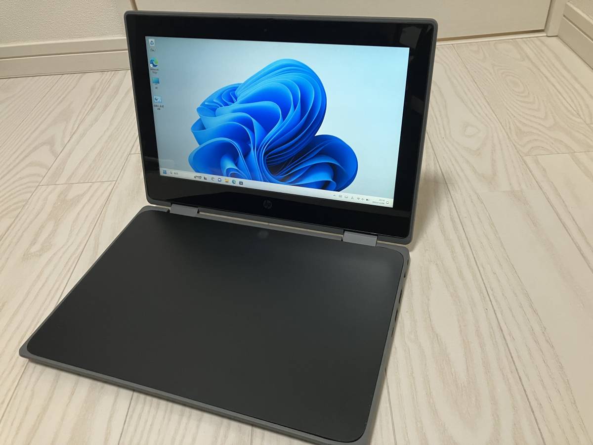 【ジャンク】HP ProBook x360 11 G5 EE キーボードなし 本体のみ Celeron N4020/メモリ4GB/eMMC64GB/Windows11_画像3