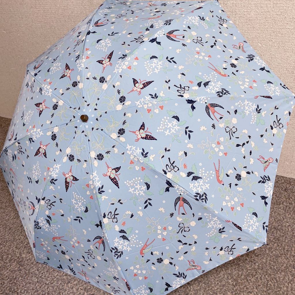 新品 ケイタマルヤマ 傘 雨傘 折りたたみ傘 水色_画像2