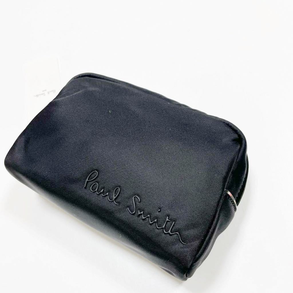  new goods Paul Smith pouch to-naru Logo black bag 23110/311BI