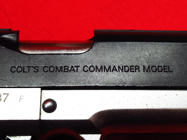 WA ウエスタンアームズ COLT コルト COMBAT COMMANDER コンバットコマンダー 固定スライド ガスガン ハンドガン ジャンク品 管理5B1207P-P4_画像8