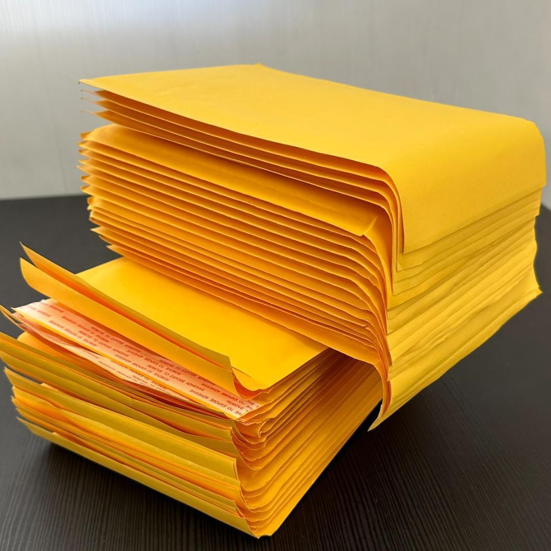 クッション封筒 600枚 配送用封筒 エアキャップ CD 黄色 ヤマト 日本郵便_画像6