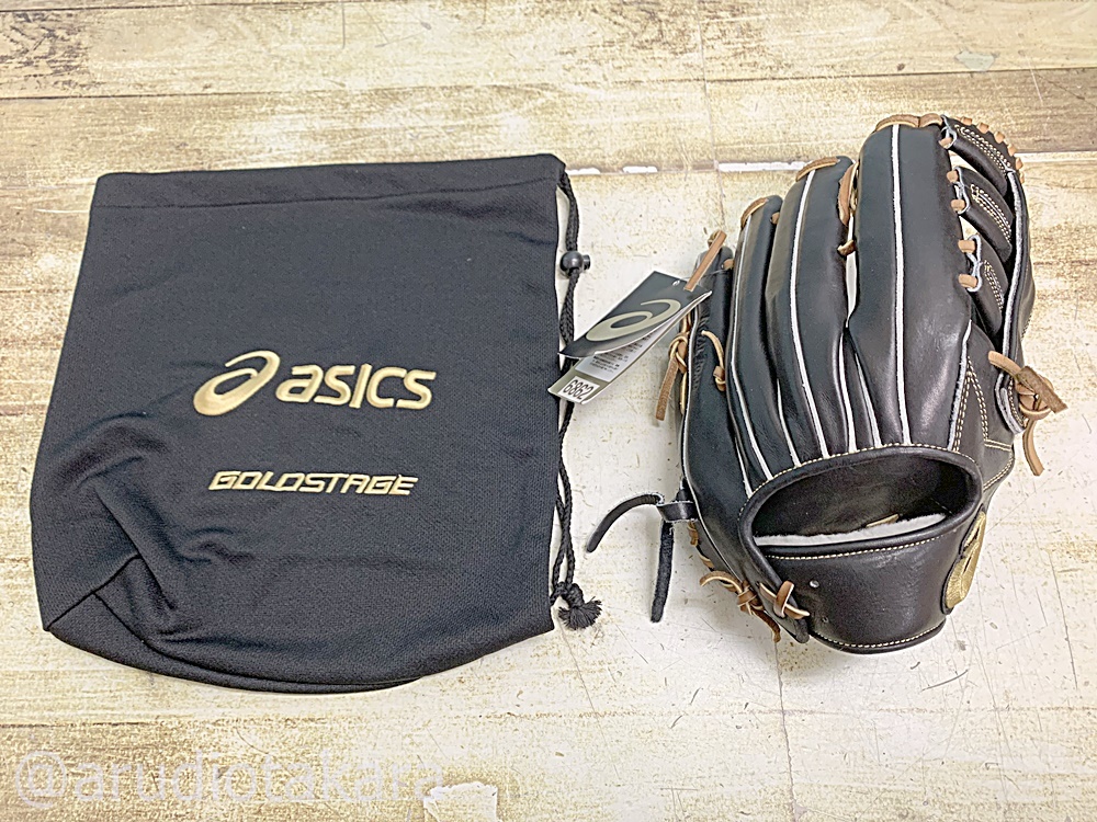 【1円スタート】未使用品☆asics アシックス GOLD STAGE 外野手用 右投げ用 3121A191 野球用品 グローブ_画像8