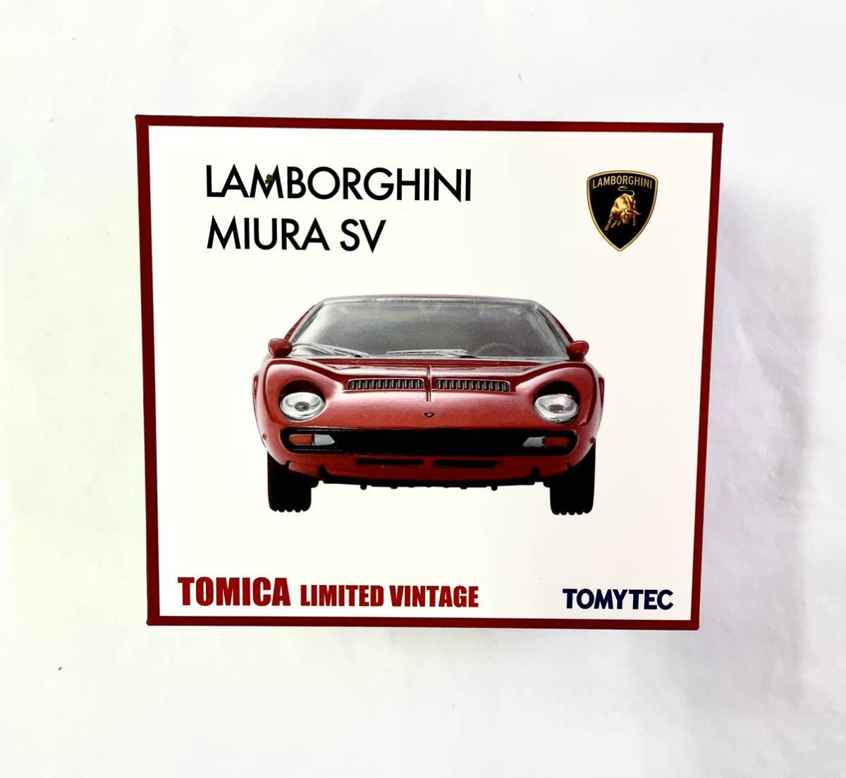【未使用品】　トミー　TOMY　ランボルギーニ ミウラ SV 赤　トミカリミテッドヴィンテージ