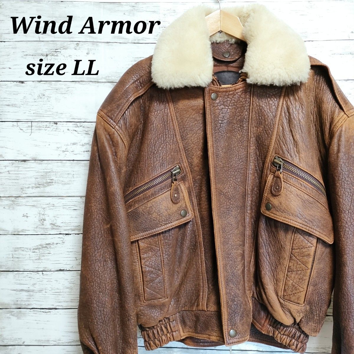 Wind Armor ウィンドアーマー レザージャケット ムートン Wind Armor ウィンドアーマー レザージャケット ムートン