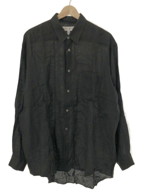 COMME des GARCONS SHIRT コムデギャルソンシャツ 90's オーバーサイズパッチワークリネンシャツ ブラック Ｍ ITGQEXSZT8A8_画像1