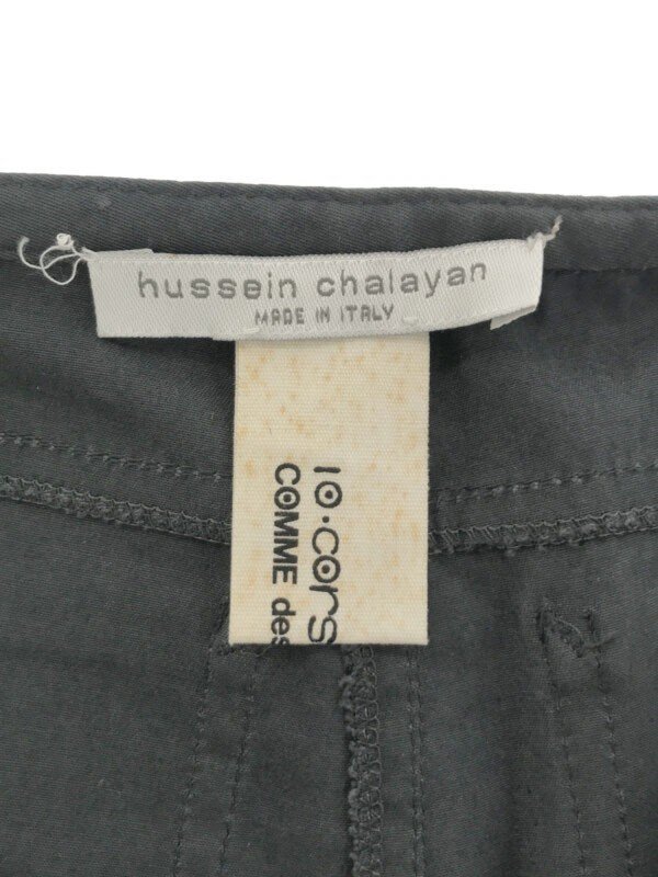 hussein chalayan フセインチャラヤン ストレッチパンツ チャコール 40 ITECF4JHPGMO_画像3