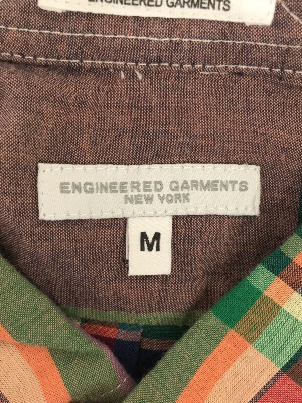 Engineered Garments エンジニアドガーメンツ 20SS 19th BD SHIRT BIG MADRAS マドラスチェックコットンB.Dシャツ ITGKT9QGKYWAの画像3